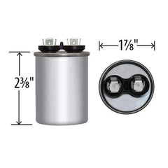 MARS Mars 12736 Motor Run Capacitor Round 17.5 uf MFD 440 Volt VAC