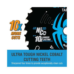 SPYDER Spyder 13006 7-1/4-in 24 -Tooth Rough Finish Tungsten carbide-tipped steel Circular Saw Blade Individual