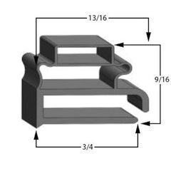 REFRIGERATION Refrigeration 17-029 Delfield Gasket 23 1/8 x 59 5/16 Replacement 170-2009