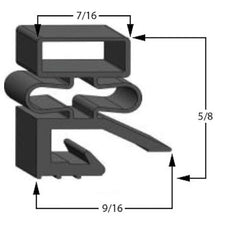 REFRIGERATION Refrigeration 32-084 Hobart Gasket 24 1/2 x 60 3/4 Replacement MPN