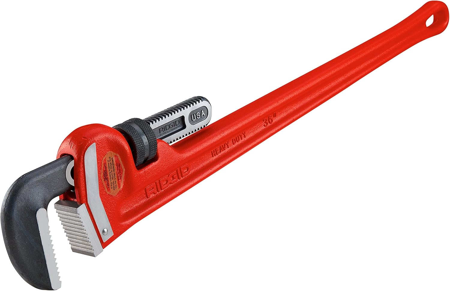 RIDGID Ridgid 31035 Heavy-Duty Straight Pipe Wrench 36 Inch 5 Inch Jaw Capacity