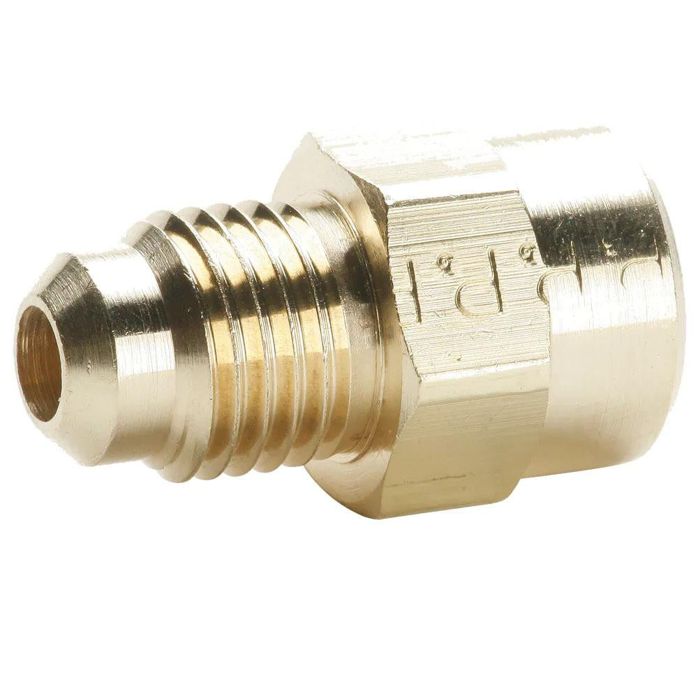 PARKER Parker 46F-6-4 Brass Flared Tube Connector 3/8 in Od
