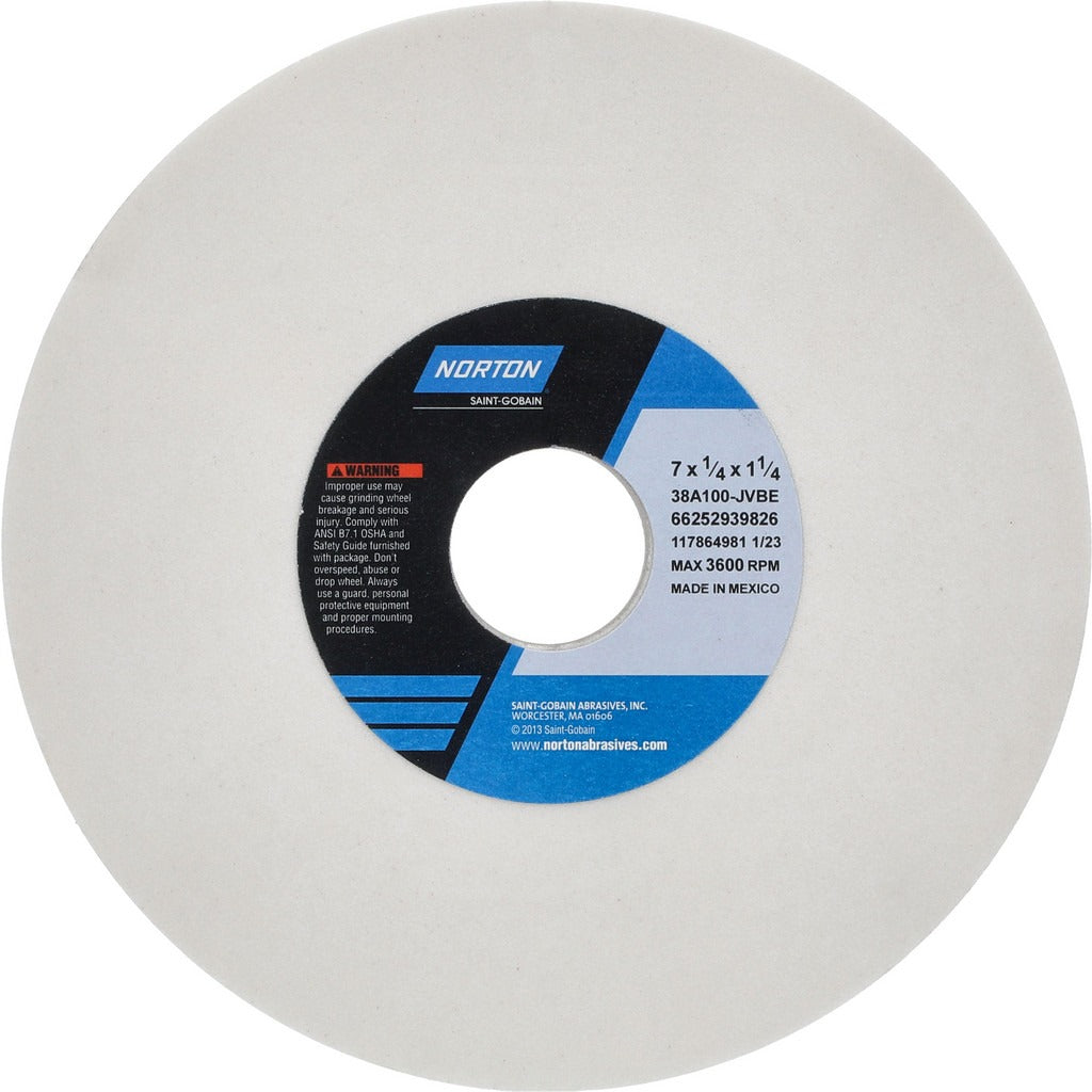 NORTON Norton 66252939826 Surface Grinding Wheel 100 Grit 7 in