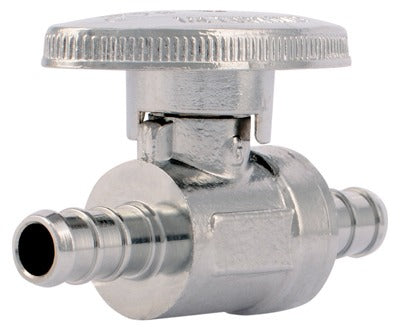 SHARKBITE Sharkbite/cash Acme 23382LF 3/8 Barb Ball Valve Straight Stop