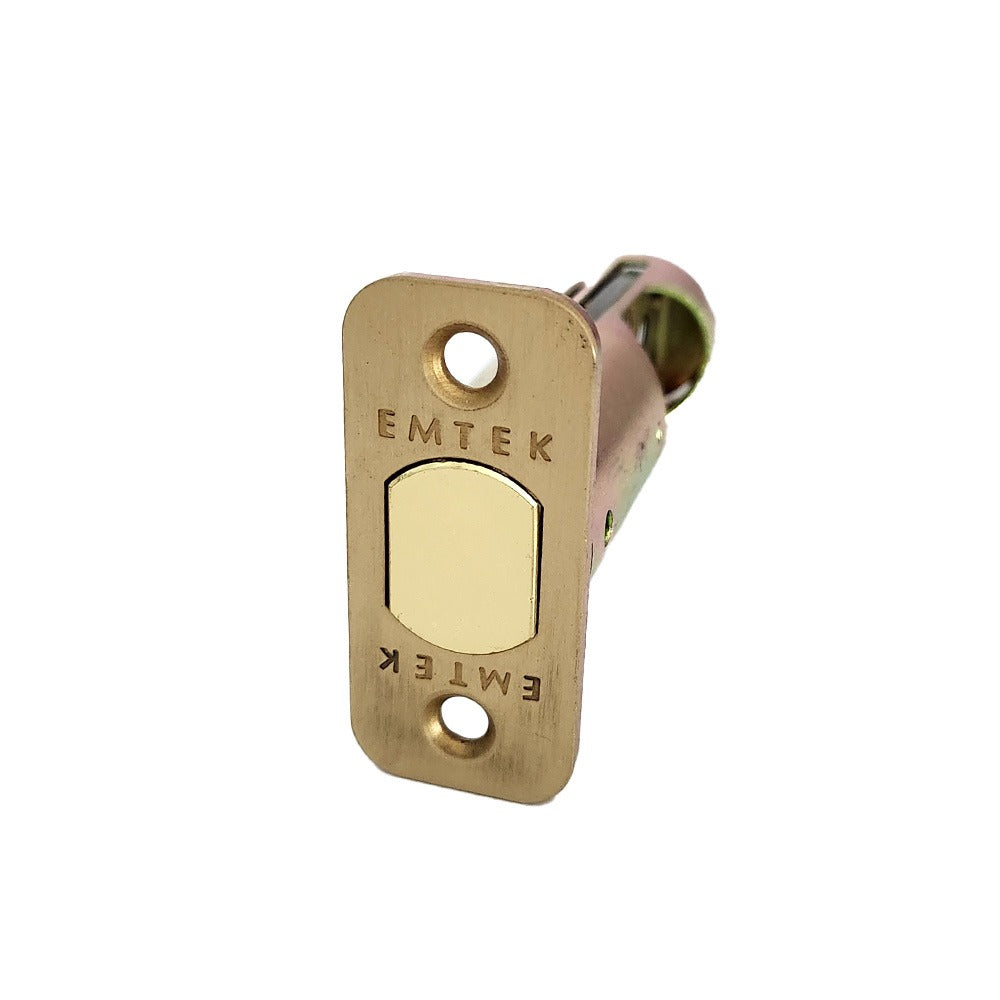 EMTEK Emtek LC4-DBLCH237R-US4 Radius Deadbolt Latch Satin Brass