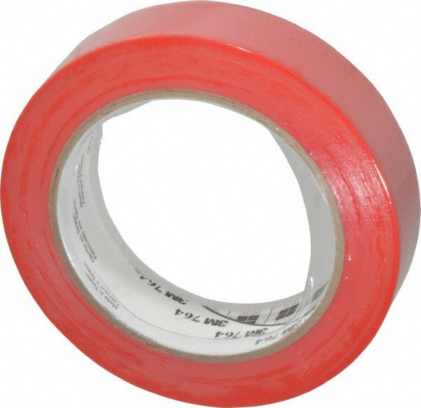 3M 3M 7000123883 Floor Aisle Marking Tape 1in 108ft Red Vinyl