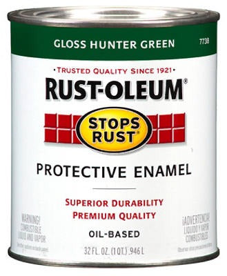 RUST-OLEUM Rust-oleum 7738-502 Rust-preventive Enamel Gloss Hunter Green