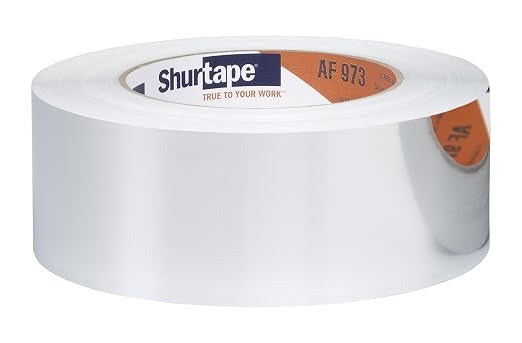 SHURTAPE Shurtape 219698 AF 973 Aluminum HVAC Contractor Grade Foil Tape (46m x 48mm) 219698