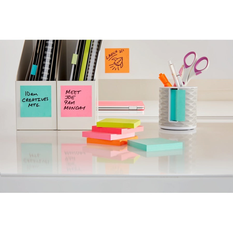 3M 3M MMM65412SSMIA Post-it Super Sticky Notes Super Sticky 3 in x 3 in 12 Pack Replacement 65412SSMIA
