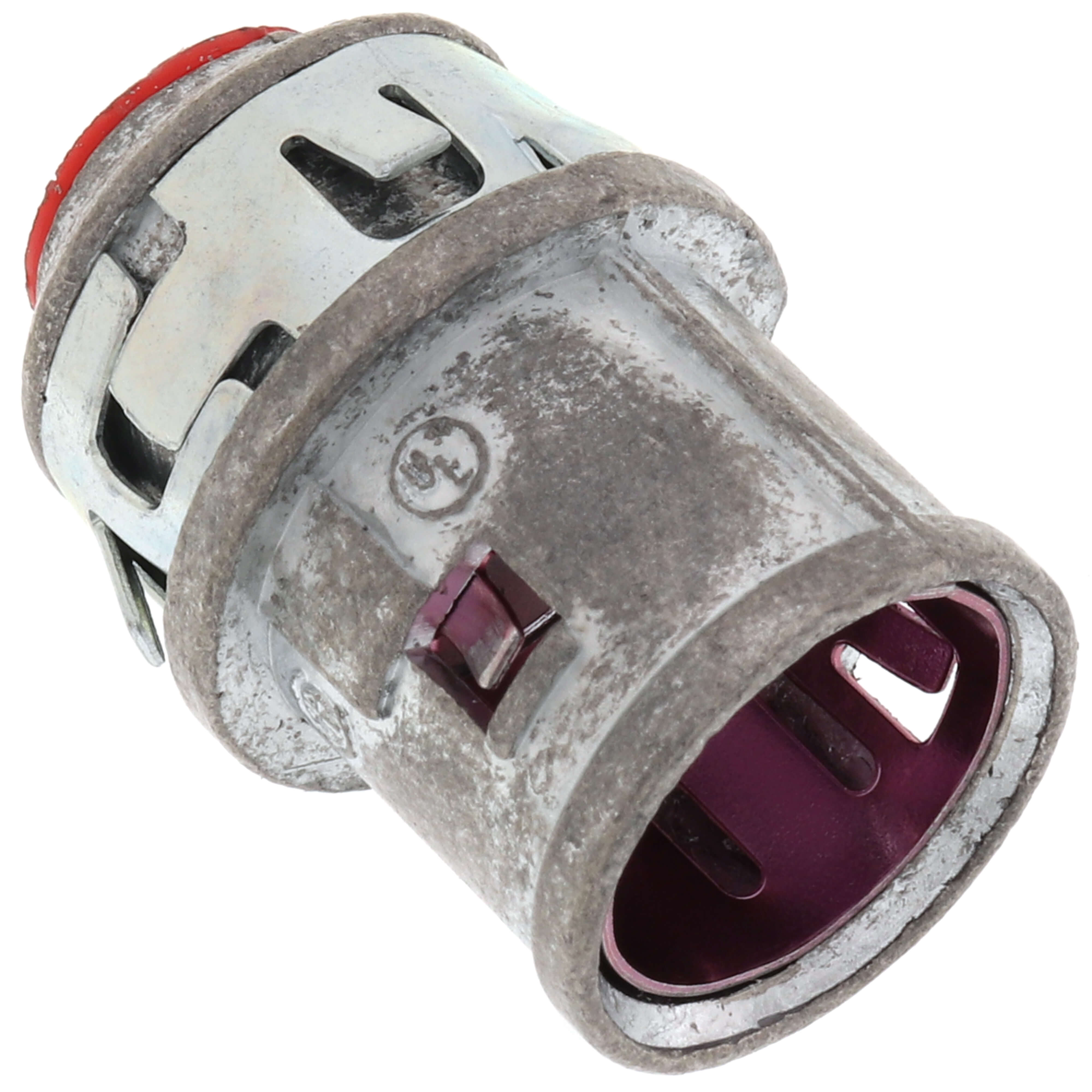ARLINGTON Arlington 40AST 3/8 inches Snap It Connector with Insulated Throat, 1/2 inches Knockout