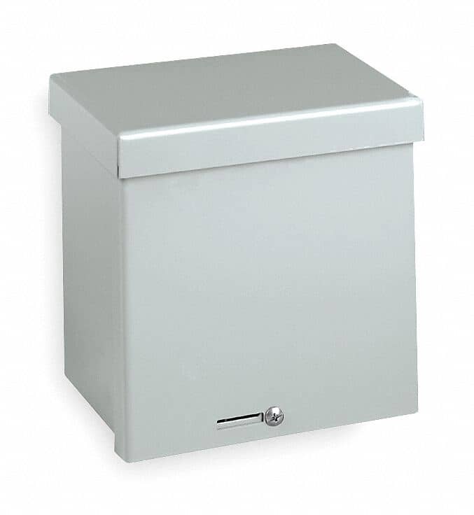 WIEGMANN Wiegmann RSC081006 N3R Screw-Cover Wall-Mount 8X10X6 Carbon Steel