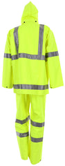 MCR SAFETY Mcr Safety 2083SRL Luminator .38Mm PVC Poly Suit 3 Pc, L