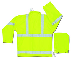 MCR SAFETY Mcr Safety 2083SRM Luminator 3-Piece Rain Suit 0.38 mm