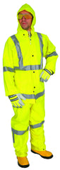 MCR SAFETY Mcr Safety 2083SRM Luminator 3-Piece Rain Suit 0.38 mm