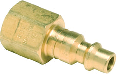 MSA SAFTEY Msa Saftey 630313 Plug Qdisc Hansen Brs Male W/Fem 1/4 inchesNpt