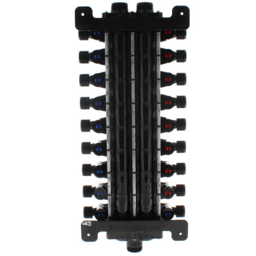 VIEGA Viega 49183 1/2 inches, 18 Port Zero Lead PEX Press Polymer MANABLOC (8 hot, 10 cold)