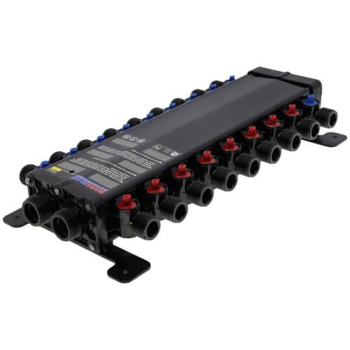 VIEGA Viega 49183 1/2 inches, 18 Port Zero Lead PEX Press Polymer MANABLOC (8 hot, 10 cold)