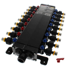 VIEGA Viega 49183 1/2 inches, 18 Port Zero Lead PEX Press Polymer MANABLOC (8 hot, 10 cold)