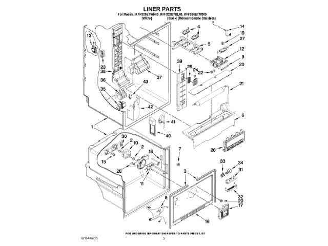 WHIRLPOOL WPW10435577 AIR CLEANER REPLACEMENT PARTS