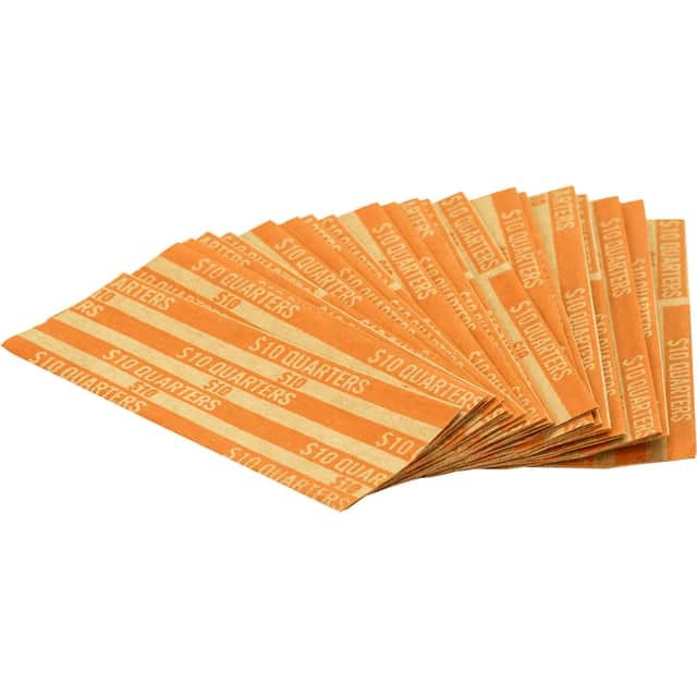 SPARCO Sparco SPRTCW25 Flat Coin Wrapper $10 Quarters Capacity (Pack 1000)