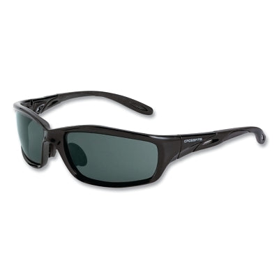 CROSSFIRE Crossfire 241 Infinity Premium Safety Eyewear - Crystal Black Frame - Smoke Lens