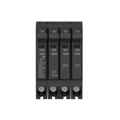 ABB Abb THQLQ154015 thqlq plug-in quad breaker 15A/1P & 40A/2P & 15A/1P