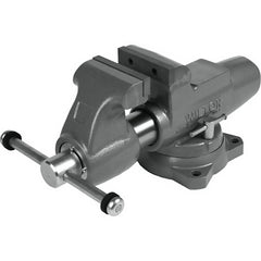 WILTON Wilton 28832 machinist jaw round channel vise with swivel base, 5 inches