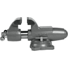 WILTON Wilton 28832 machinist jaw round channel vise with swivel base, 5 inches
