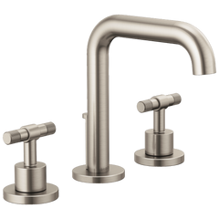BRIZO Brizo 65332LF-NKLHP-ECO Litze Two Handle Widespread Bathroom Sink Faucet 1.2 GPM