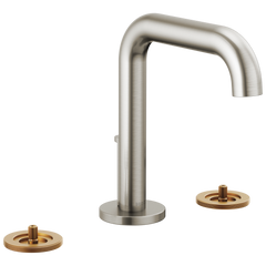 BRIZO Brizo 65332LF-NKLHP-ECO Litze Two Handle Widespread Bathroom Sink Faucet 1.2 GPM