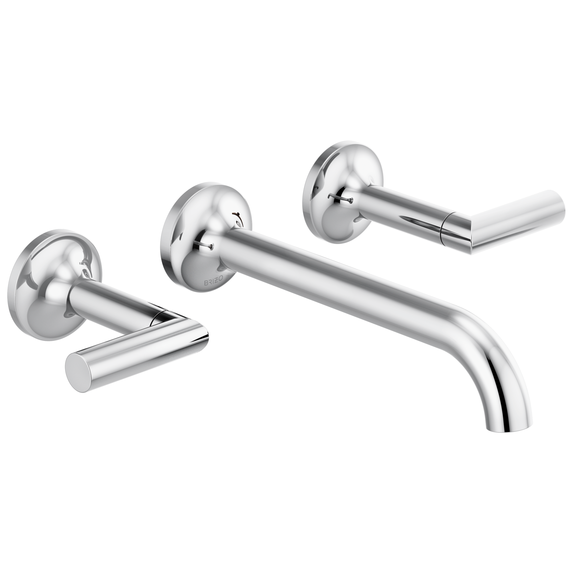 BRIZO Brizo T65875LF-PCLHP-ECO Odin Two Handle Wall Mount Widespread Bathroom Sink Faucet 1.2 GPM