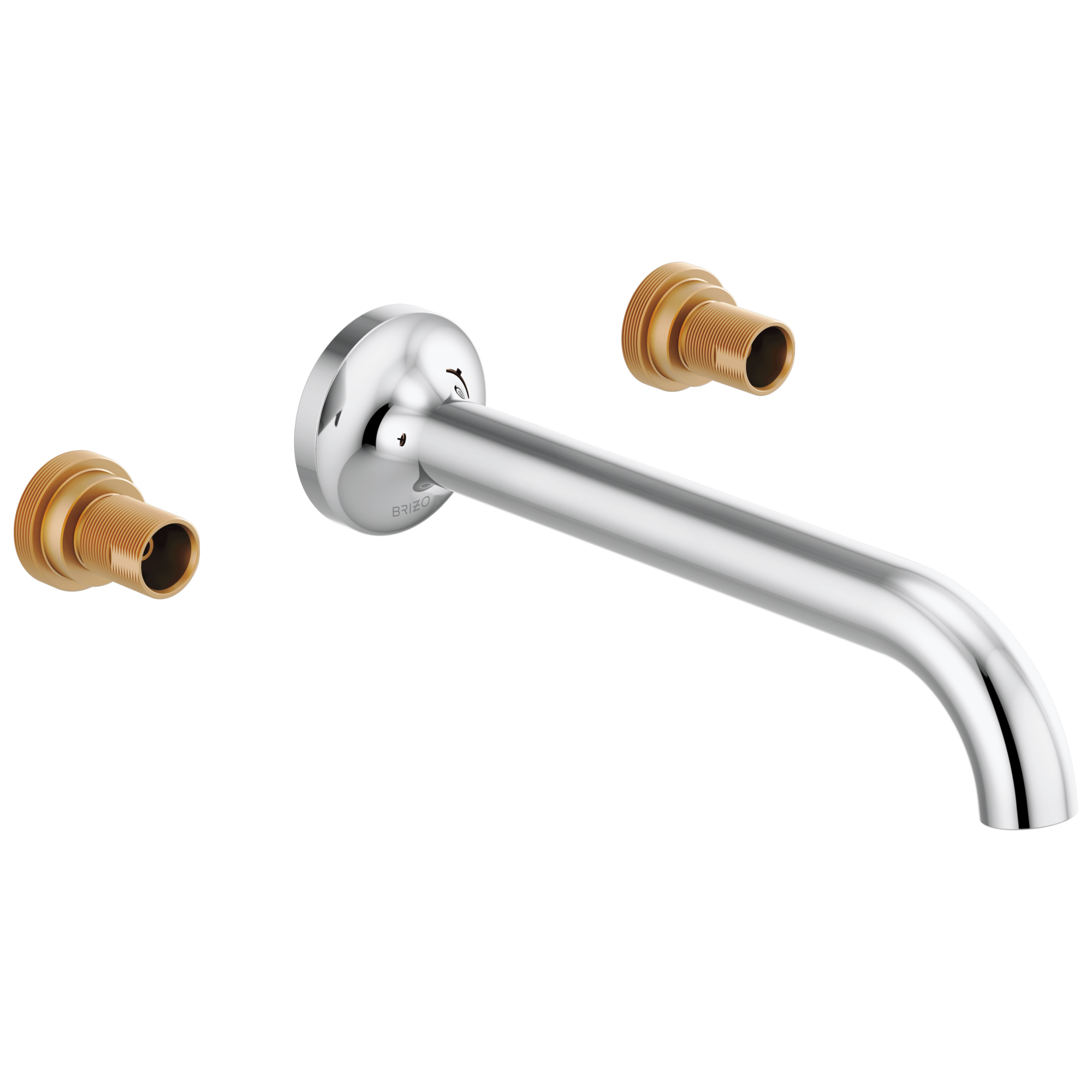 BRIZO Brizo T65875LF-PCLHP-ECO Odin Two Handle Wall Mount Widespread Bathroom Sink Faucet 1.2 GPM