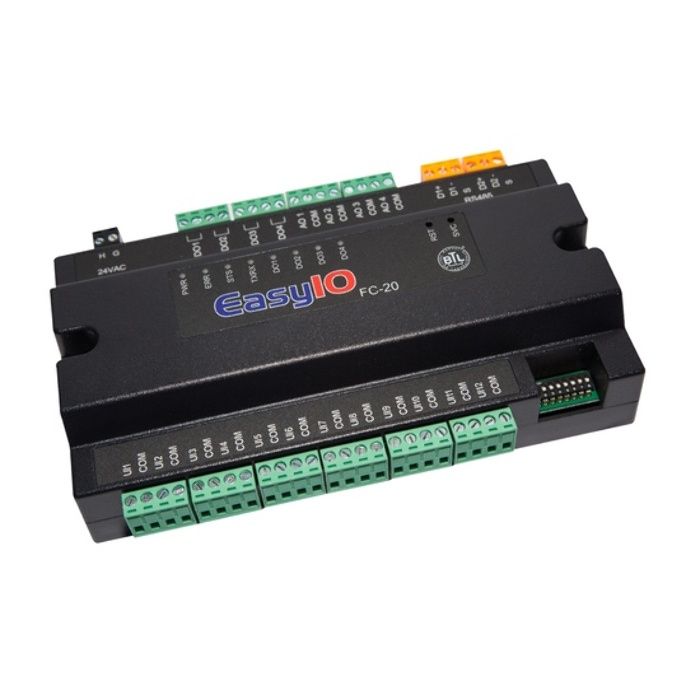 EASYIO Easyio Easyio-FC-20 Fc Series Controller, 20 Io 24 VAC