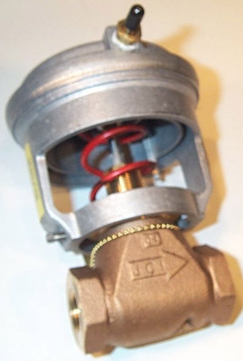 JOHNSON CONTROLS Johnson Controls VG7241CT+3008B Globe Valve Assembly, 2 Way 1/2 in