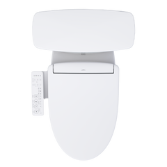 TOTO Toto MW7863346CEFG#01 Drake Transitional WASHLET+ S2 Two-Piece Toilet - 1.28 GPF - Universal Height