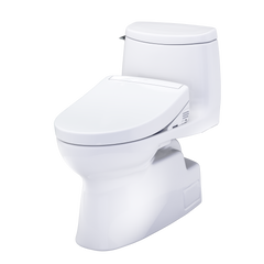 TOTO Toto MW6143446CUFG#01 Washlet+ Carlyle II 1g One-Piece Elongated 1.0 Gpf Toilet And Washlet+ S5 Bidet Seat