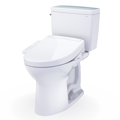 TOTO Toto MW7763446CSFG.10#01 Drake Washlet+ Two-Piece Elongated 1.6 Gpf Universal Height Tornado Flush Toilet With S5 Bidet Seat