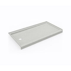 SWANSTONE Swanstone SR03260RM.226 Shower Base Alcove Retrofit Rectangular Birch 32 x 60 Inch Right Drain