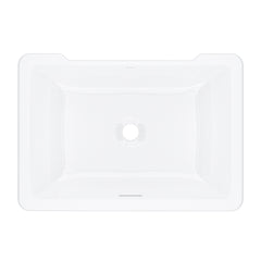 ROHL Rohl ERUB2216RTWH Eirene 22 inches x 16 inches Undermount Rectangular Lavatory Sink
