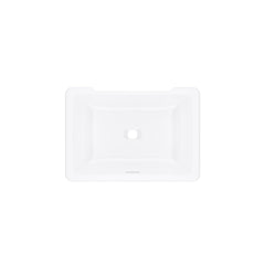 ROHL Rohl ERUB2216RTWH Eirene 22 inches x 16 inches Undermount Rectangular Lavatory Sink