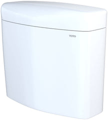 TOTO Toto ST436EMA#01 Aquia IV Cube Dual Flush 1.28 and 0.8 GPF Toilet Tank Only with WASHLET+ Auto Flush Compatibility