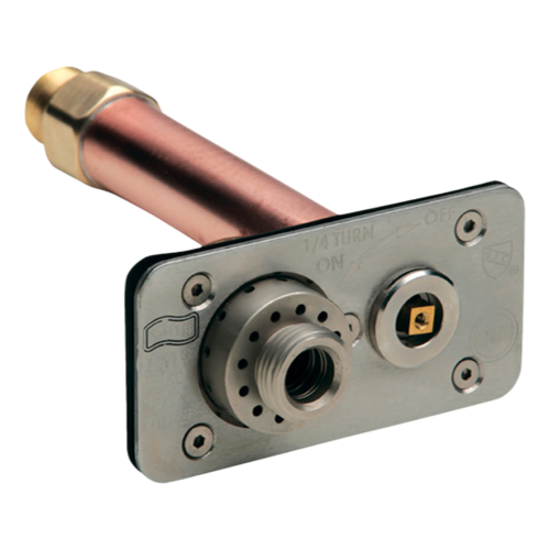 JAY R. SMITH Jay R Smith 5619 (-SAP) Guardian Dual Check Quarter Turn Non-Freeze Wall Hydrant 3/4 x 1/2 in