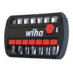 WIHA Wiha 76892 MaxxTor Bit Buddy Terminator Impact Power Bit Set with Phillips, Square and Torx 1/4 inches Bits with Holder, 7 Pieces