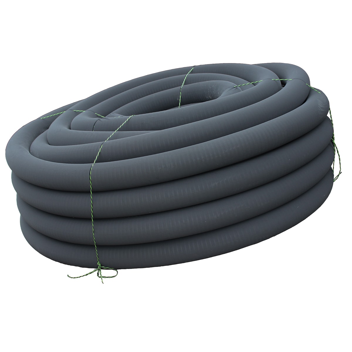 ADVANCED DRAINAGE SYSTEMS Advanced Drainage Systems 04510100 Solid Singlewall Pipe 4 inches x 100 feet