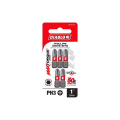 DIABLO Diablo DPH31P5 #3 Phillips Drive Bits 1 in 5-Pack