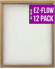 FLANDERS Flanders 10055.011820 E-Z Flow II 18" x 20" x 1" Disposable Filters MERV 4 Pack of 12