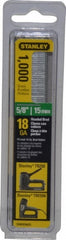 STANLEY Stanley SWKBN625S Pneumatic Brad Nails 5/8 in 1000 Pack