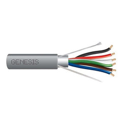 SOUTHWIRE Genesis Cable 22065509 22AWG 6-conductor Cmr Security Cable 500ft