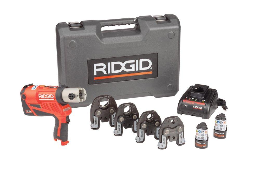 RIDGID RIDGID 57398 ProPress RP 240 Press Tool Kit with 1/2 - 1-1/4 in. Jaws