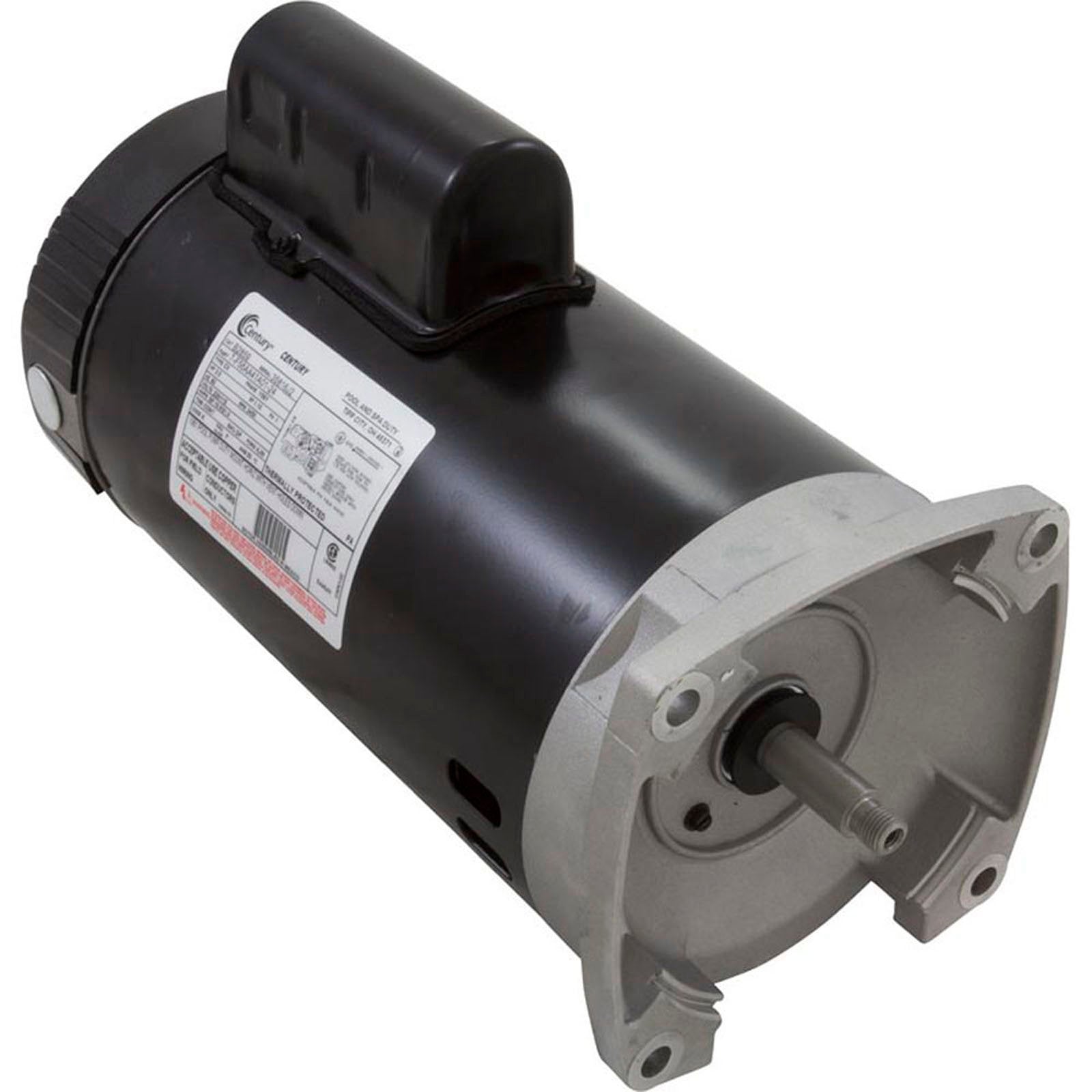 REGAL BELOIT Regal Beloit B2859 2 HP Square Flange Up-Rated Pool & Spa Pump Motor 56Y Threaded Shaft
